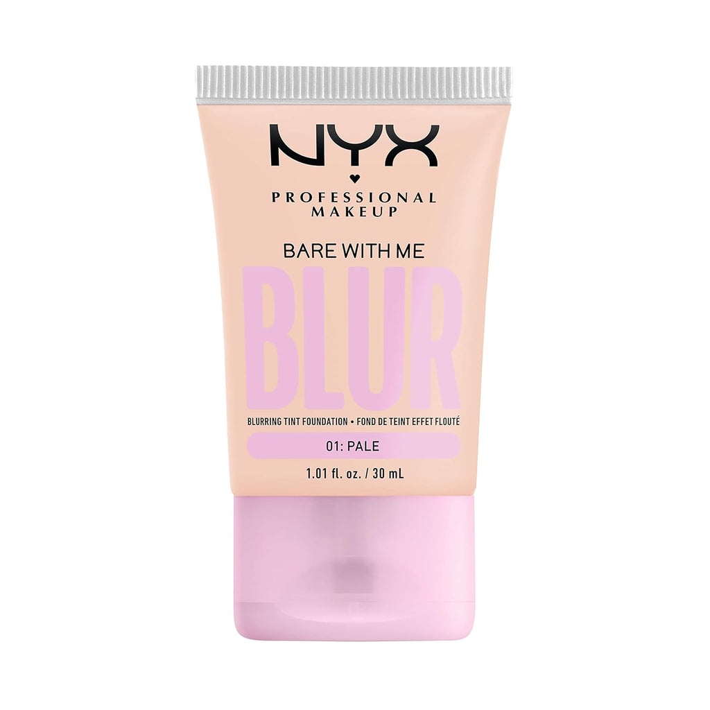NYX PROFESSIONAL MAKEUP Bare With Me Blur Skin Tint Foundation Make Up with Matcha, Glycerin & Niacinamide