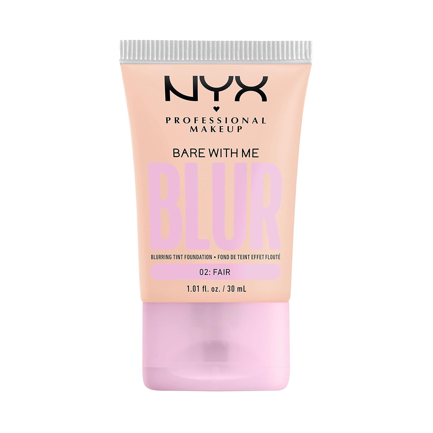 NYX PROFESSIONAL MAKEUP Bare With Me Blur Skin Tint Foundation Make Up with Matcha, Glycerin & Niacinamide