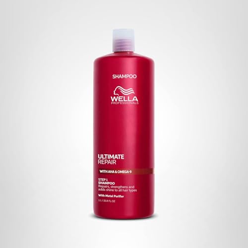 Wella Professionals ULTIMATE REPAIR Shampoo for Damaged Hair | Replenishes and Repairs | 33.8 Fl Oz - Packaging May Vary