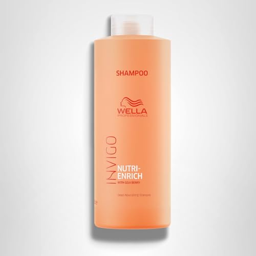 Wella Professionals Invigo Nutri-Enrich Shampoo| Professional Deep Nourishing Shampoo For Dry & Damaged Hair| 33.8 Fl Oz