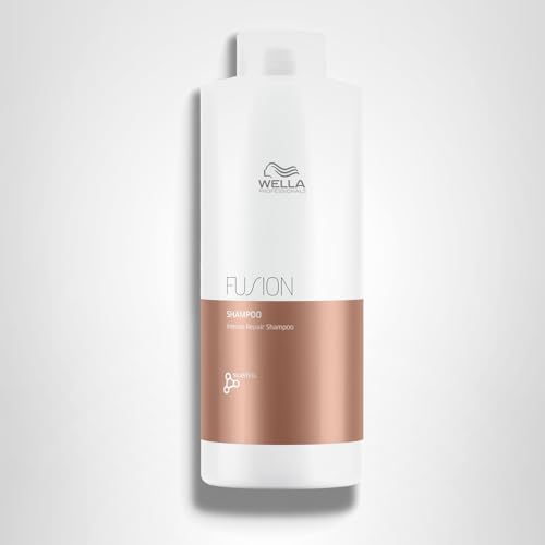 Wella Professionals Fusion Intense Repair Shampoo for Damaged Hair | Repairs, Strengthens & Protects Against Breakage for Smooth, Silky Hair | 33.8 Fl Oz
