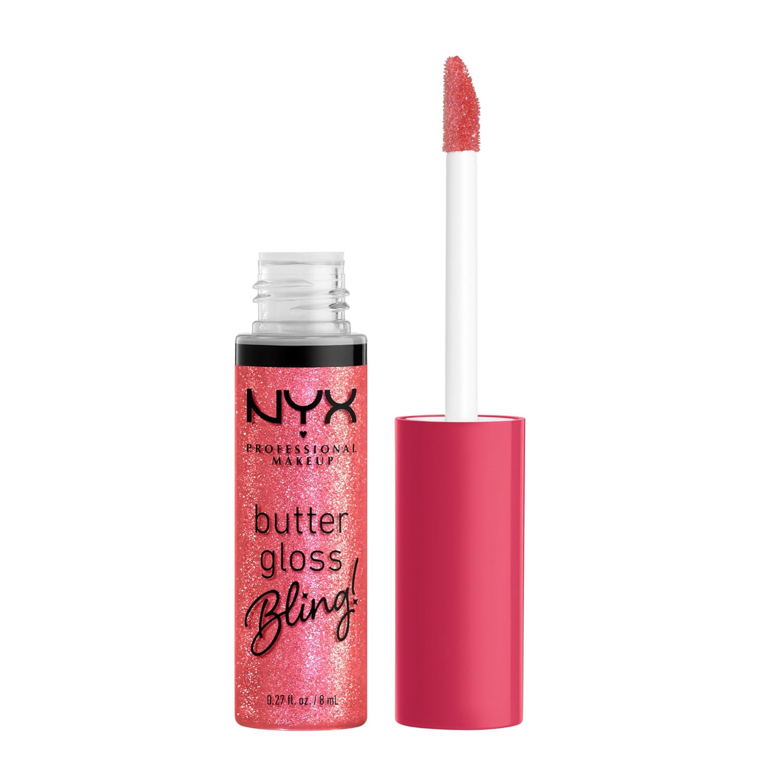NYX PROFESSIONAL MAKEUP Butter Gloss Bling Lip Gloss, Non Sticky and Shiny Vegan Lip Makeup