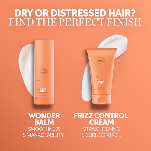Wella Professionals Invigo Nutri-Enrich Shampoo| Professional Deep Nourishing Shampoo For Dry & Damaged Hair| 33.8 Fl Oz