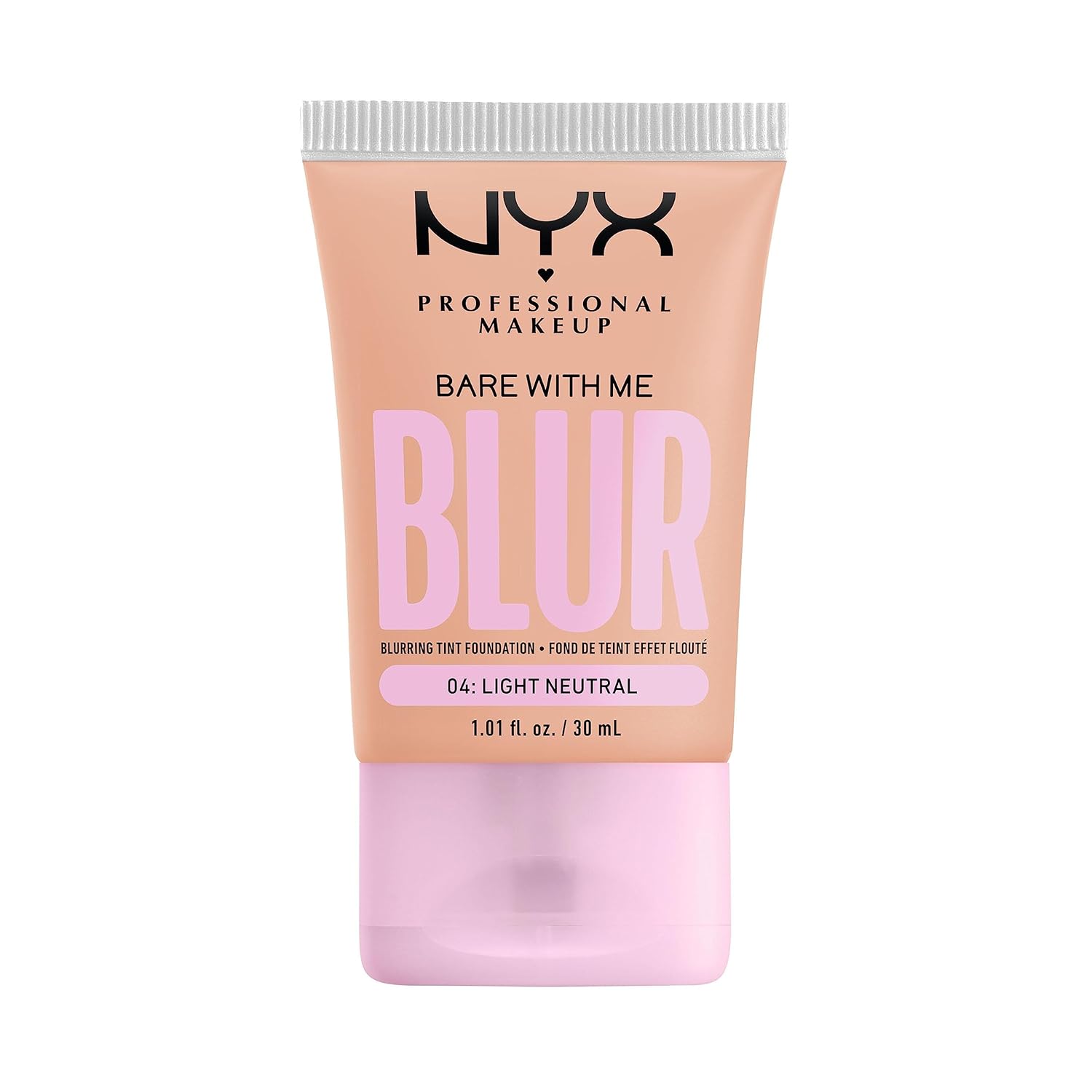 NYX PROFESSIONAL MAKEUP Bare With Me Blur Skin Tint Foundation Make Up with Matcha, Glycerin & Niacinamide