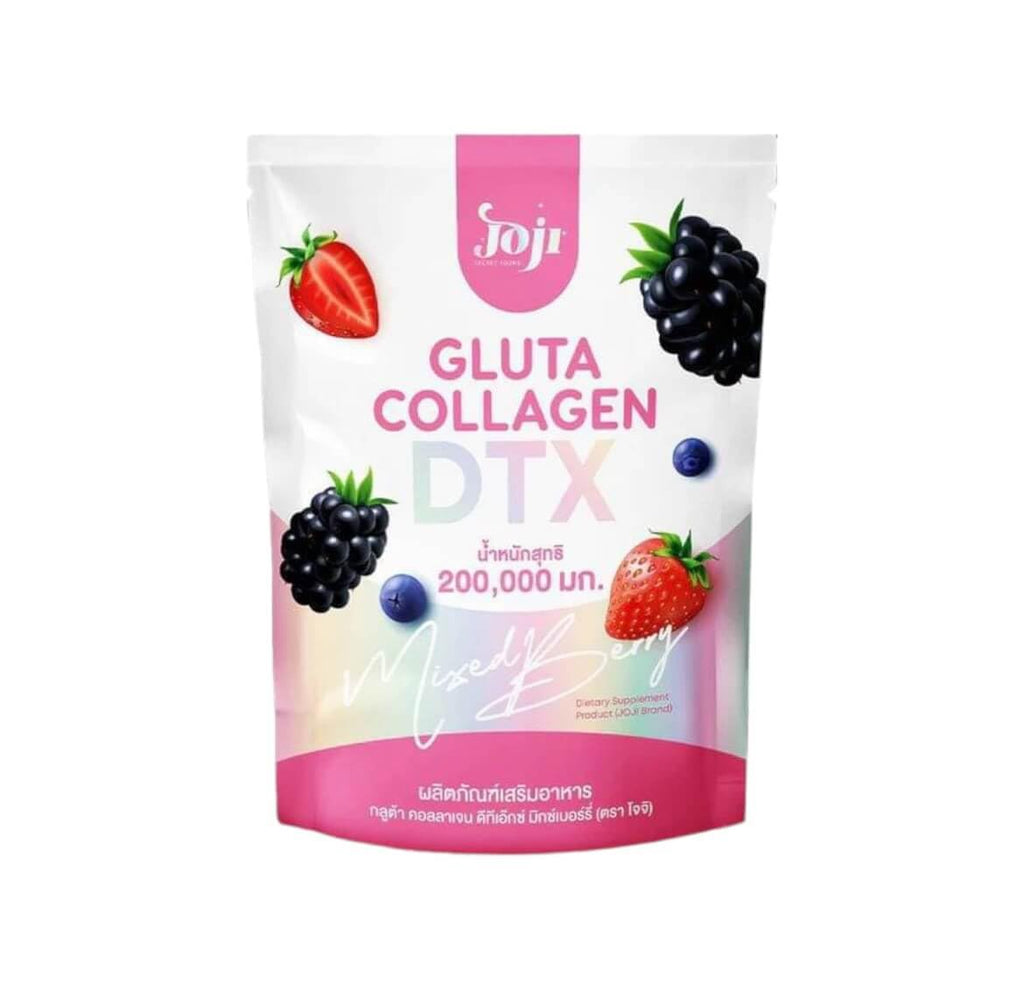 Joji Gluta Collagen DTX Plus Mixed Berry Drink Mix 10 Sachets