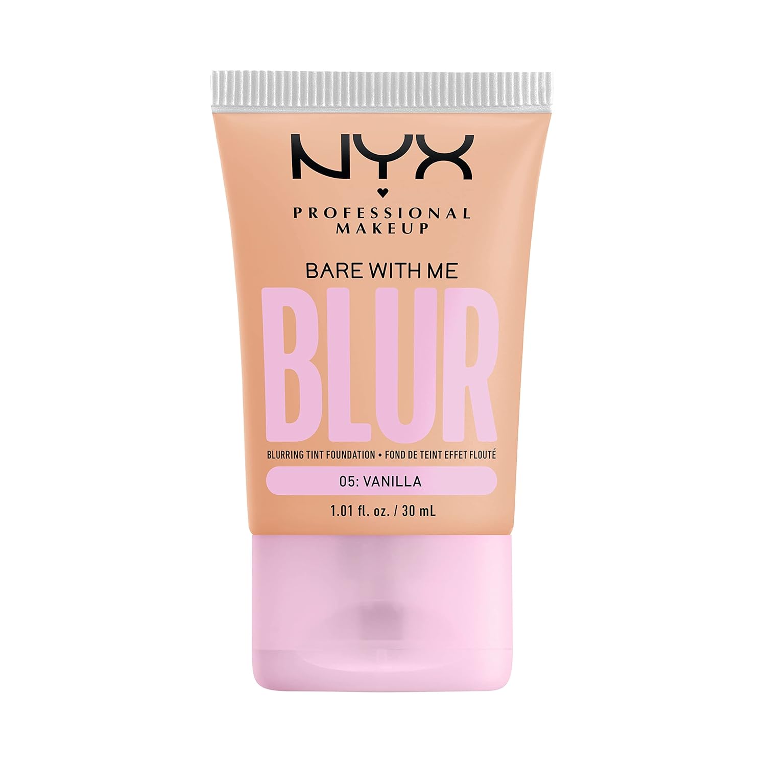 NYX PROFESSIONAL MAKEUP Bare With Me Blur Skin Tint Foundation Make Up with Matcha, Glycerin & Niacinamide