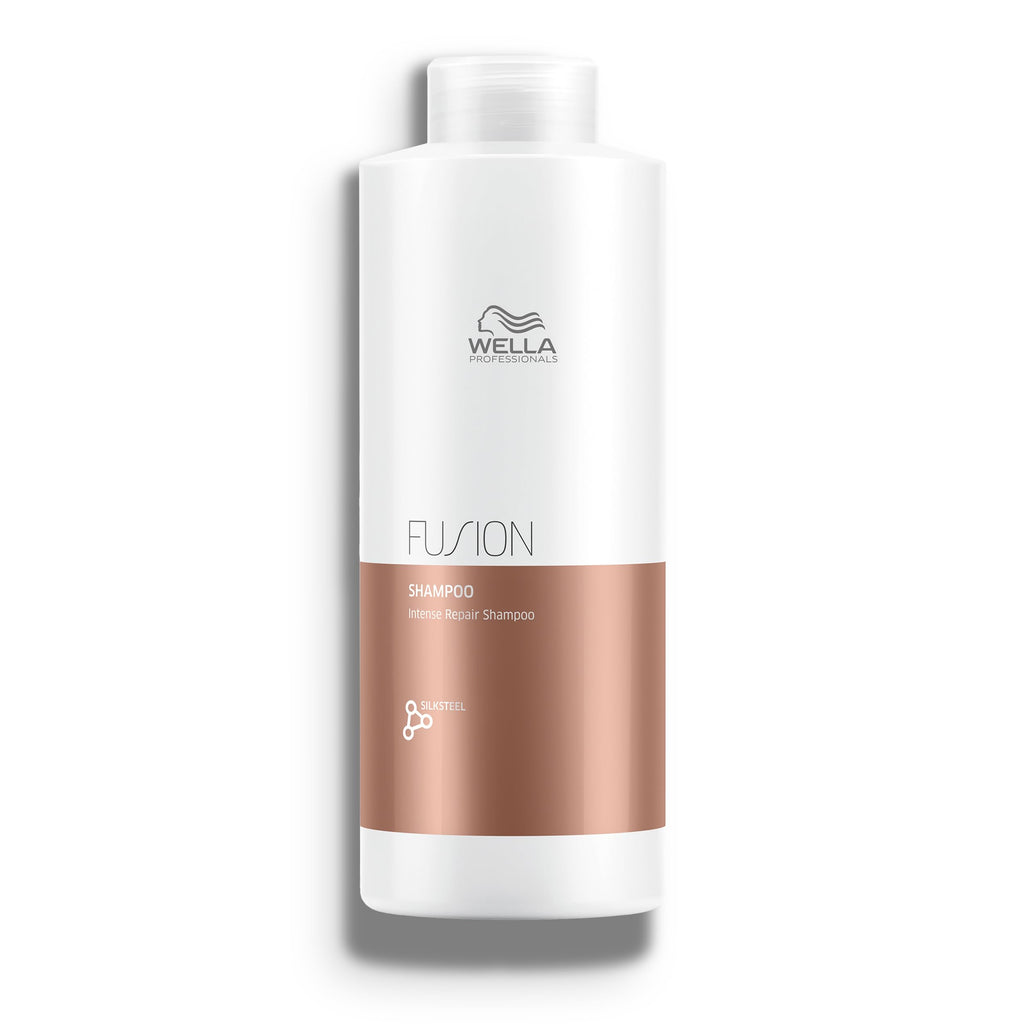 Wella Professionals Fusion Intense Repair Shampoo for Damaged Hair | Repairs, Strengthens & Protects Against Breakage for Smooth, Silky Hair | 33.8 Fl Oz