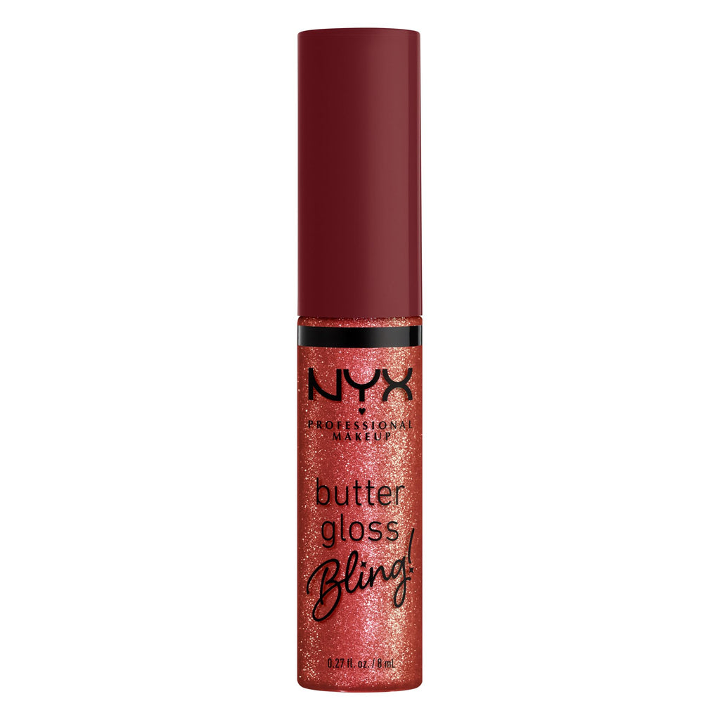 NYX PROFESSIONAL MAKEUP Butter Gloss Bling Lip Gloss, Non Sticky and Shiny Vegan Lip Makeup