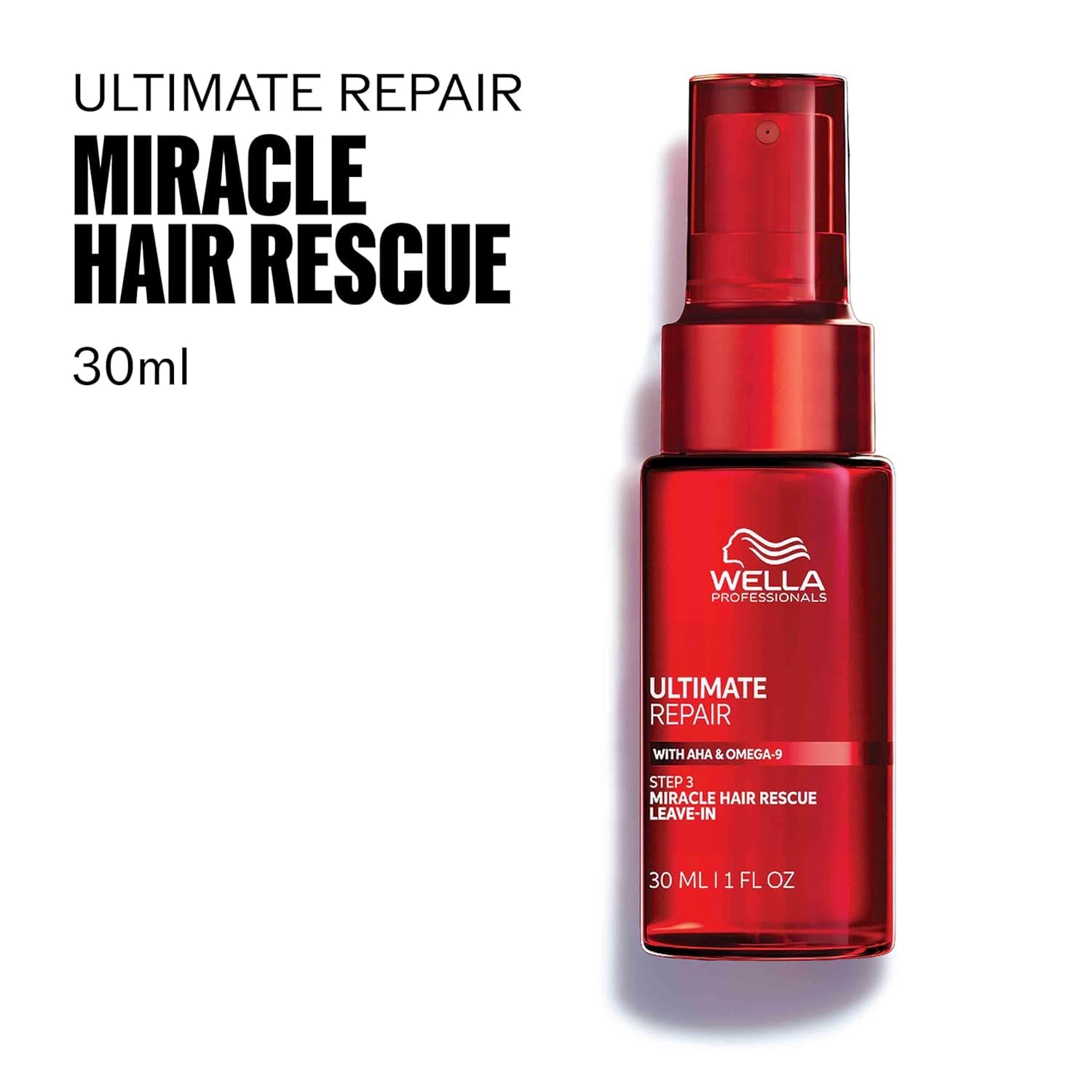 Wella Professionals ULTIMATE REPAIR Shampoo, Conditioner, Miracle Hair Rescue, & Night Hair Serum | Travel Size Bundle