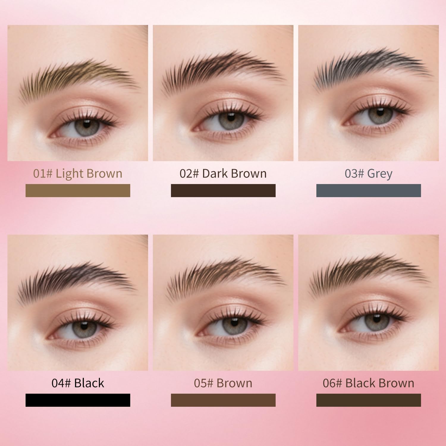 Eyebrow Pen for Women, Waterproof Microblading Eyebrow Pencil, Eye Brown Pen with a Micro-Fork Tip to Effortlessly Create Hair Like Natural Brows
