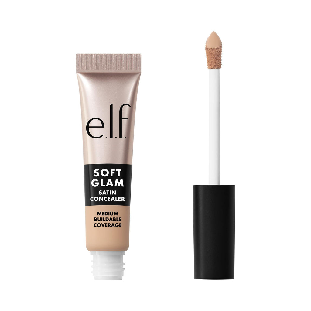 e.l.f. Soft Glam Satin Concealer, Medium Coverage For Blemishes & Under-Eye, Crease-Resistant, Long Lasting, Vegan & Cruelty-Free