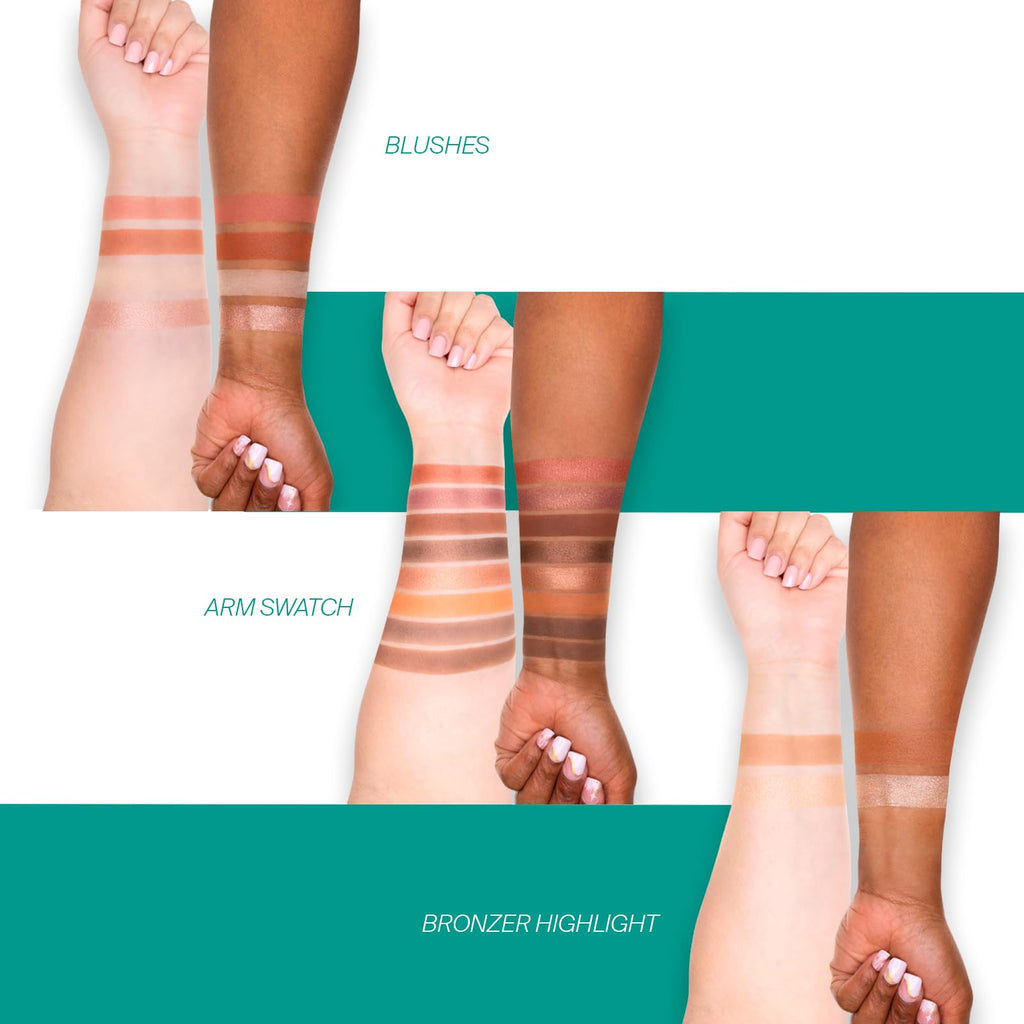 OFRA Pro Palette Boho - 4-in-1 Full Face Makeup Palette with Blush, Eyeshadows, Highlighter, Bronzer, Banana Powder - Powder Makeup Palette with an Mirror - Travel-Friendly & Cruelty-Free