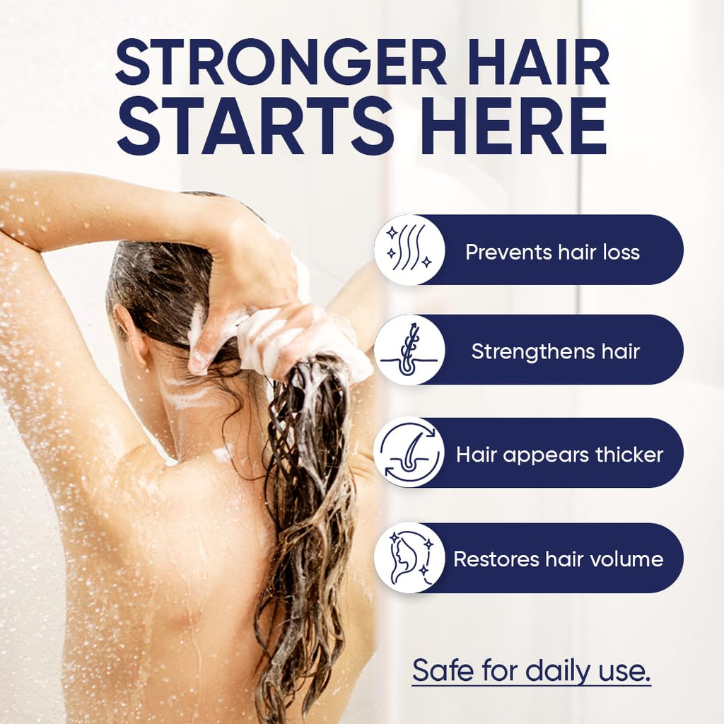 Moerie Volumizing Shampoo and Conditioner for Hair Loss - Thickening Products with Ingredients of Natural Origin - Over 100 Active Ingredients for Thick, Long, Luscious Hair, 2 X 8.45 Fl Oz