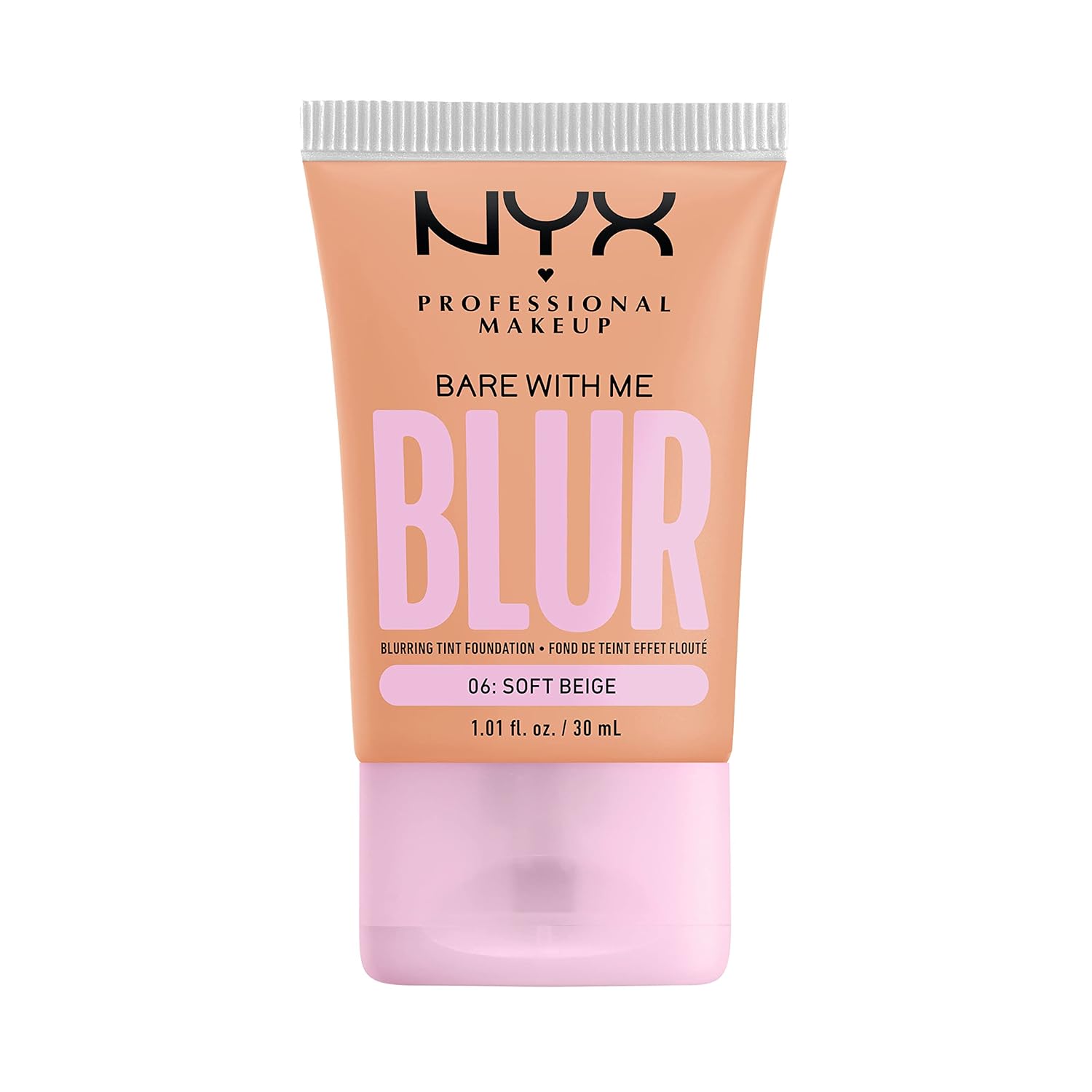 NYX PROFESSIONAL MAKEUP Bare With Me Blur Skin Tint Foundation Make Up with Matcha, Glycerin & Niacinamide