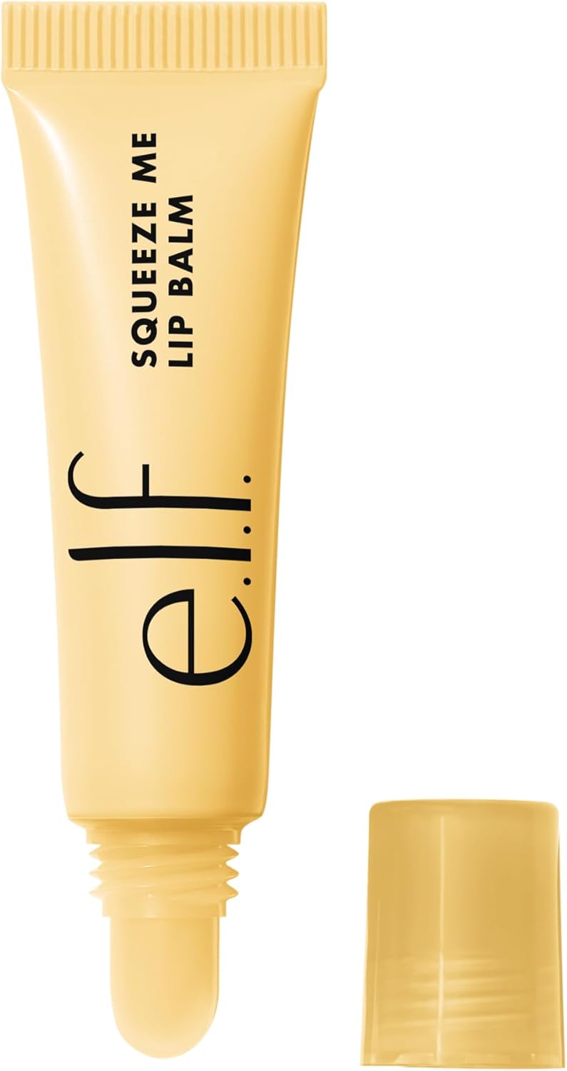 e.l.f. Squeeze Me Lip Balm, Moisturizing Lip Balm For A Sheer Tint Of Color, Infused With Hyaluronic Acid, Vegan & Cruelty-free