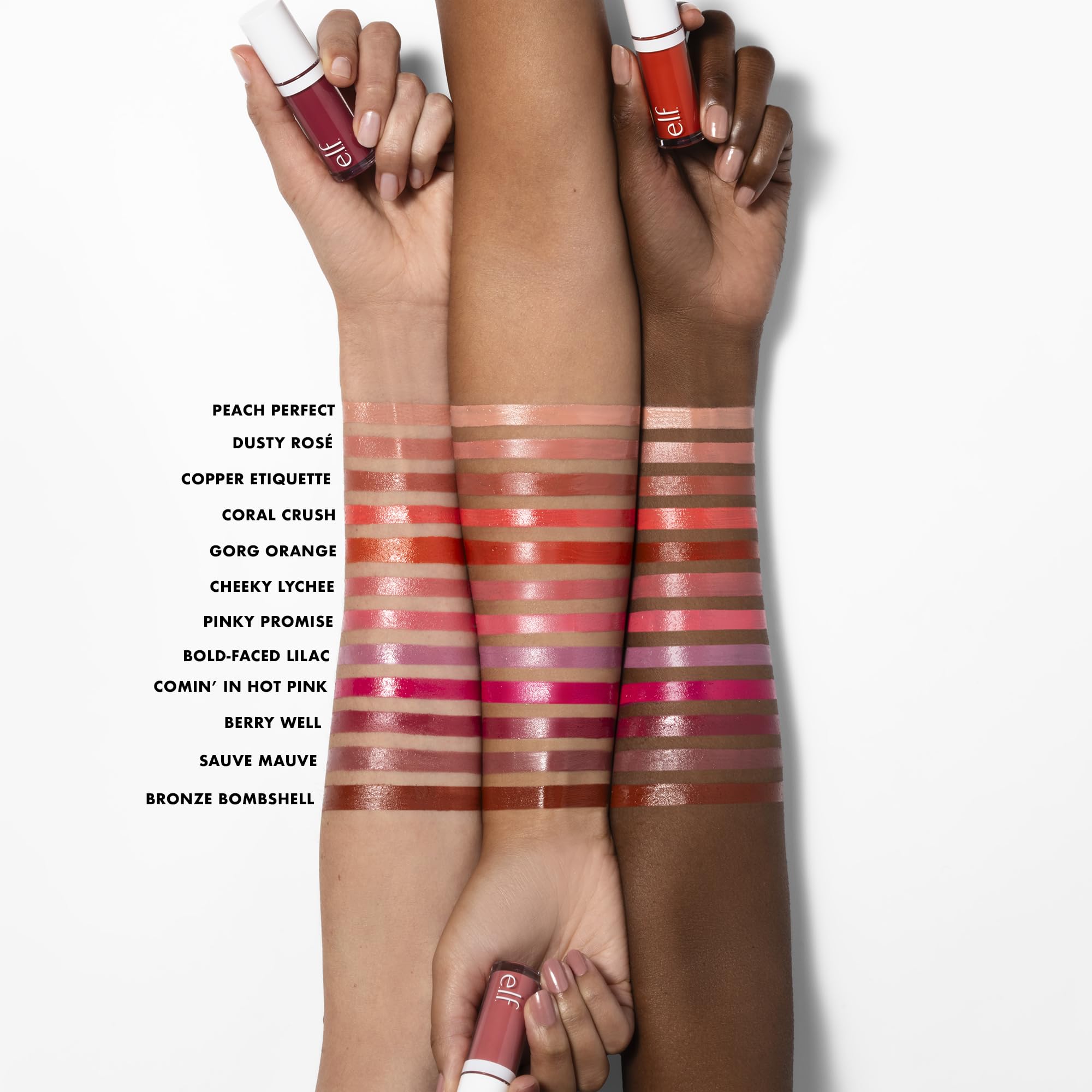 e.l.f. Camo Liquid Blush, Long-lasting Liquid Blush For High-pigment Color, Creates A Soft, Dewy Finish, Vegan & Cruelty-free, Bronze Bombshell
