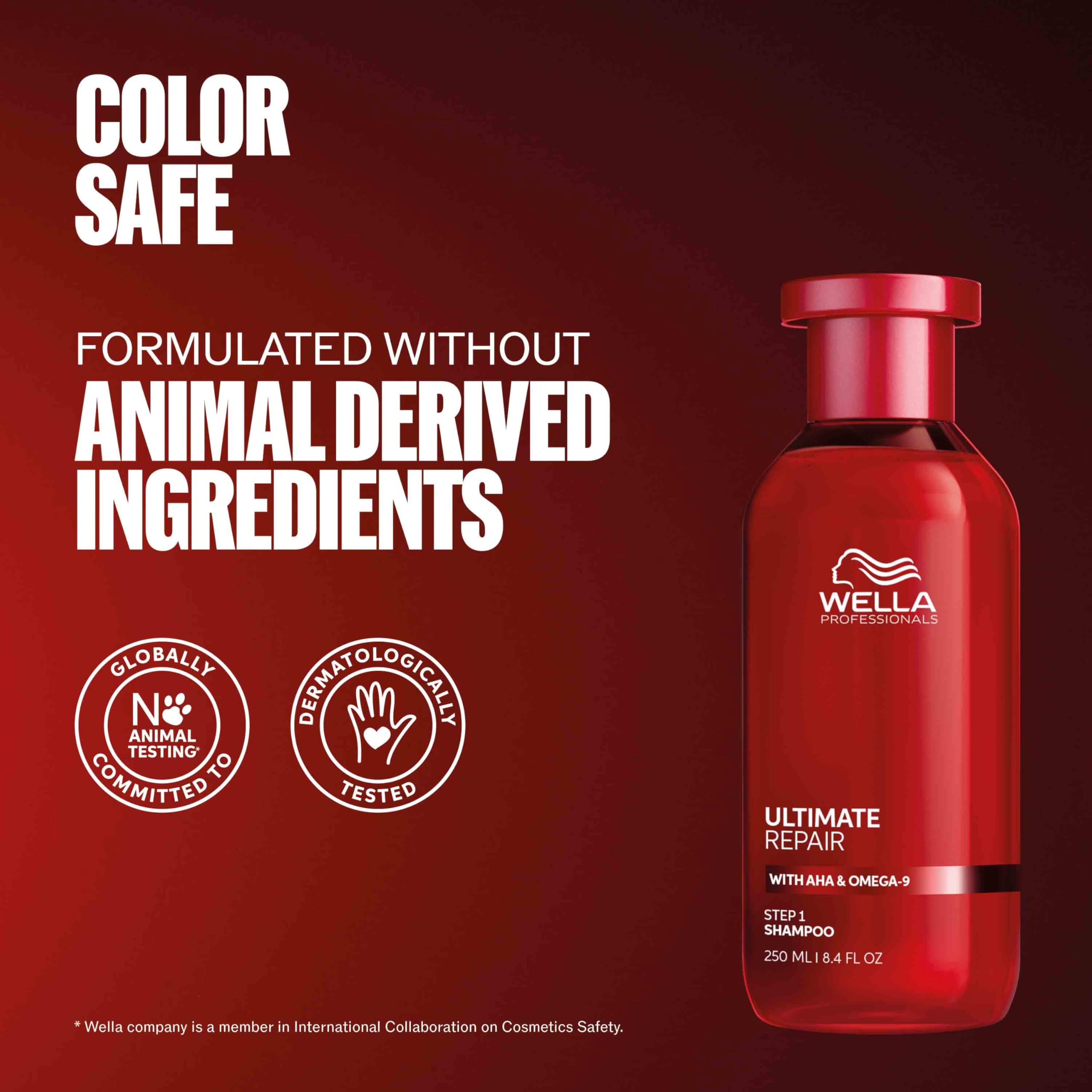 Wella Professionals ULTIMATE REPAIR Shampoo for Damaged Hair | Replenishes and Repairs | 8.4 Fl Oz - Packaging May Vary