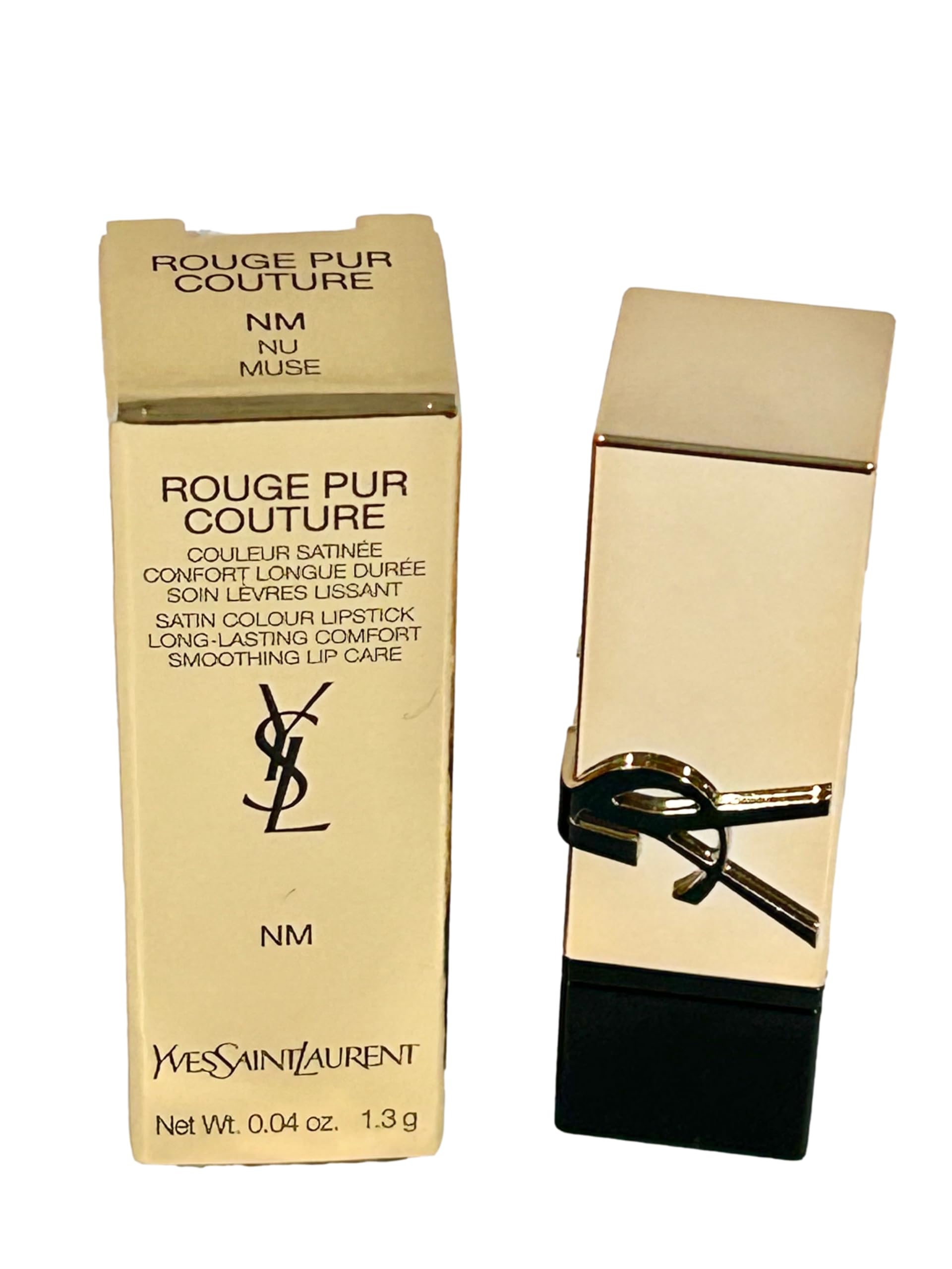 Yves Saint Laurent YSL Rouge Pur Couture Lipstick Color NM NU MUSE (MINI/SMALL/SAMPLE SIZE/TRAVEL SIZE) - 6085