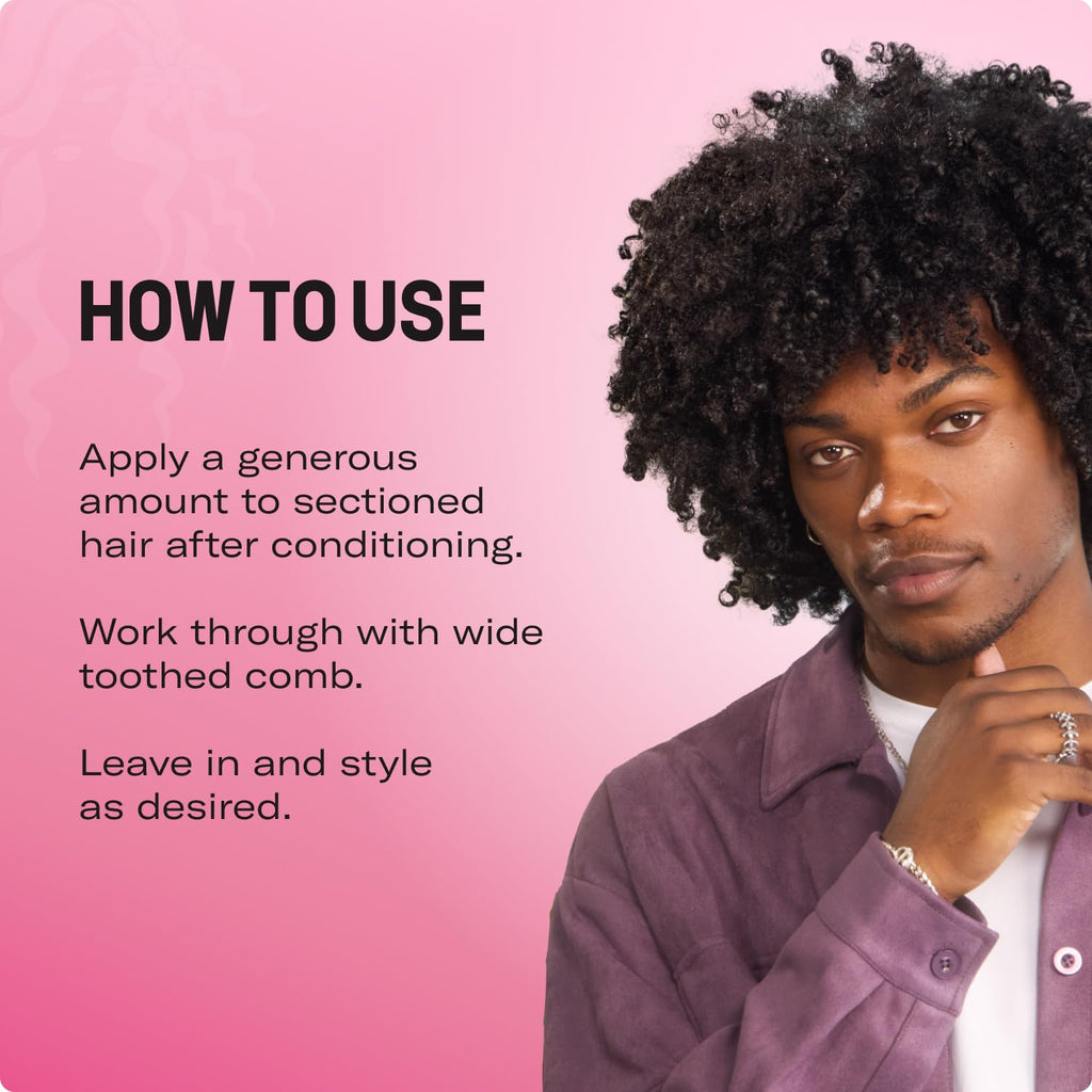 Mielle Organics Pomegranate & Honey Leave In Conditioner for Curly Hair - Moisturizing Detangler & Curly Hair Treatment to Help Repair Damage, Prevent Frizz & Improve Shine (12 Fl Oz)