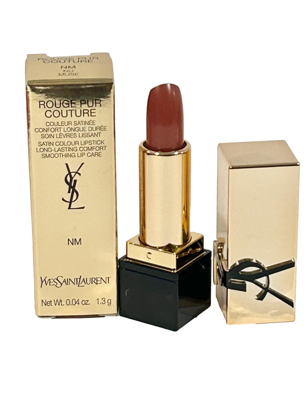 Yves Saint Laurent YSL Rouge Pur Couture Lipstick Color NM NU MUSE (MINI/SMALL/SAMPLE SIZE/TRAVEL SIZE) - 6085