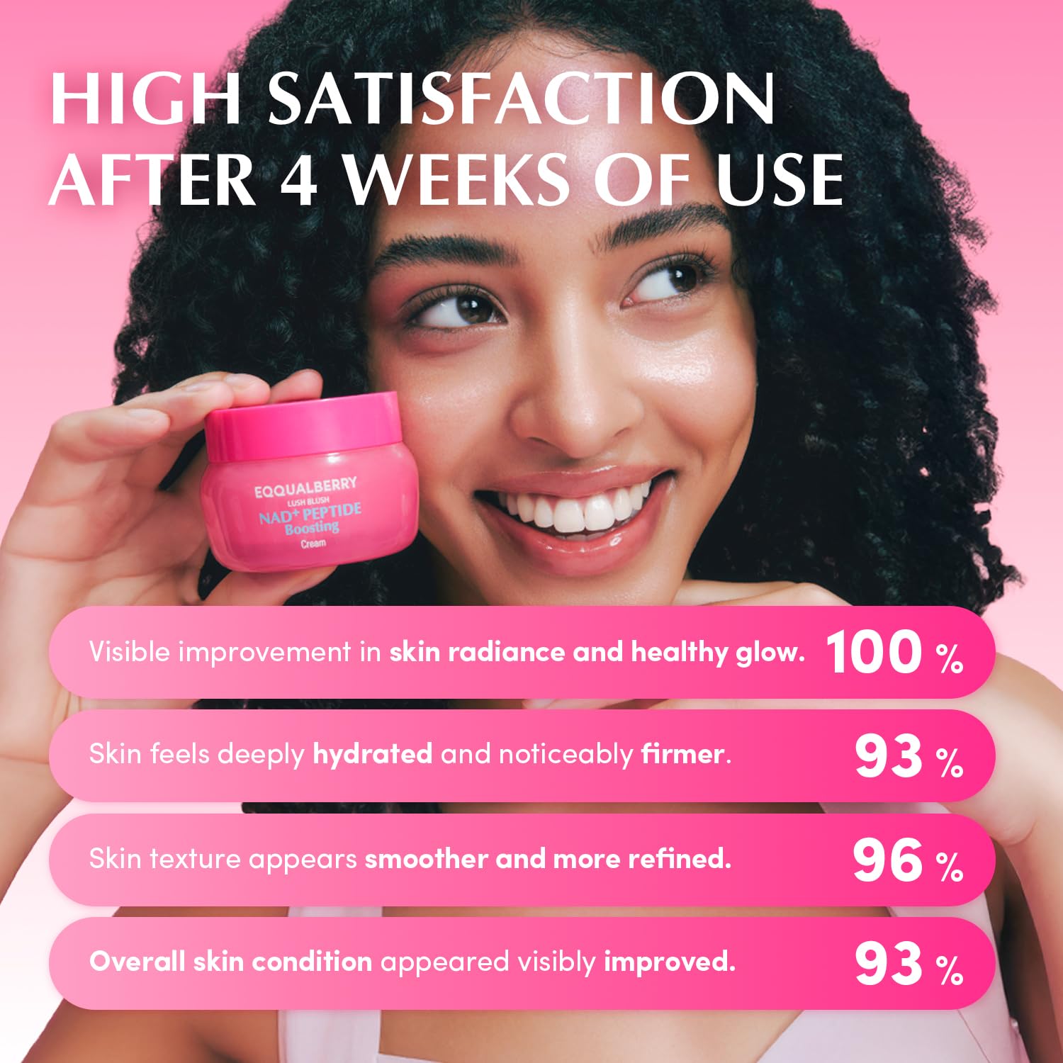 EQQUALBERRY NAD+ Peptide Boosting Cream – Collagen-Enhancing Moisturizer for Skin Elasticity, Healthy Aging&Wrinkle Care – Korean Skincare Anti-Aging Face Cream with Peptides (1.69 fl.oz / 50ml)