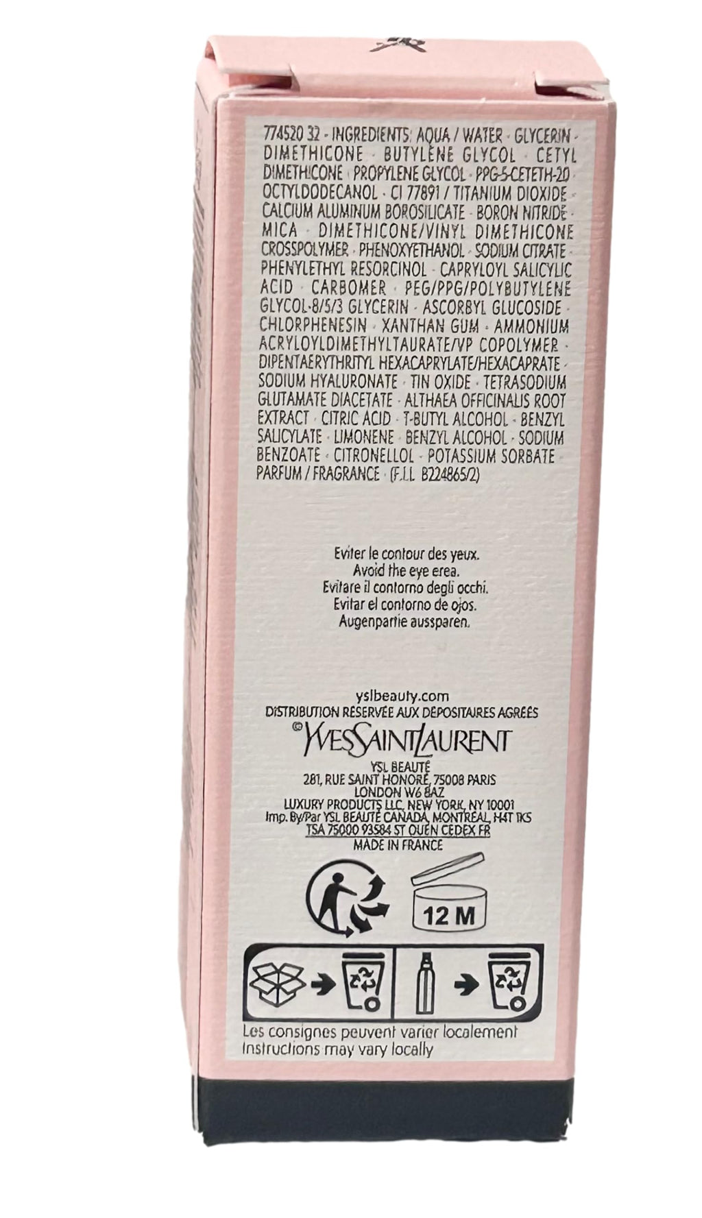 YVES SAINT LAURENT Pure Shots Light Up Brightening Serum.23 oz