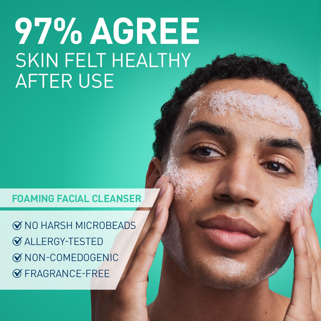 CeraVe Foaming Facial Cleanser, Daily Face Wash for Oily Skin, Hyaluronic Acid + Ceramides + Niacinamide, Fragrance Free & Paraben Free, Non-Drying Oil Control Face Wash, 19 Fluid Ounce