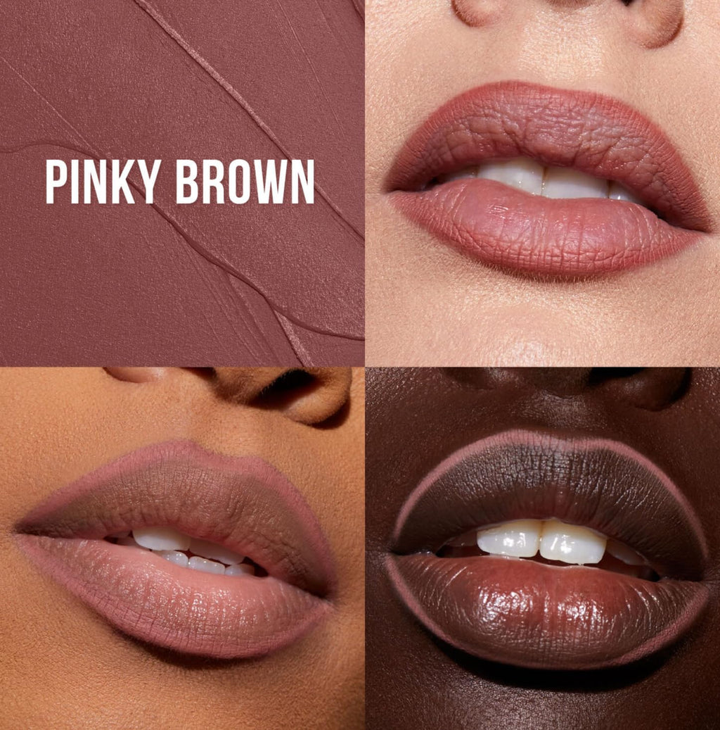 Huda Lip Contour Duo Blushed Pinks - 2 Mini Lip Pencils in Muted Pink and Pinky Brown