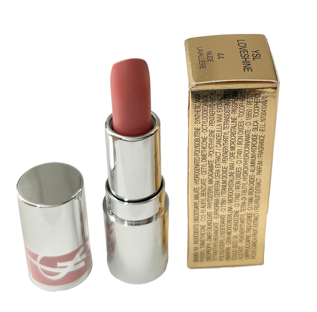Yves Saint Laurent YSL Loveshine Lipstick Color # 44 NUDE LAVALLIERE (MINI/SMALL/SAMPLE SIZE/TRAVEL SIZE) 0.04 OZ / 1.3 G - 6740
