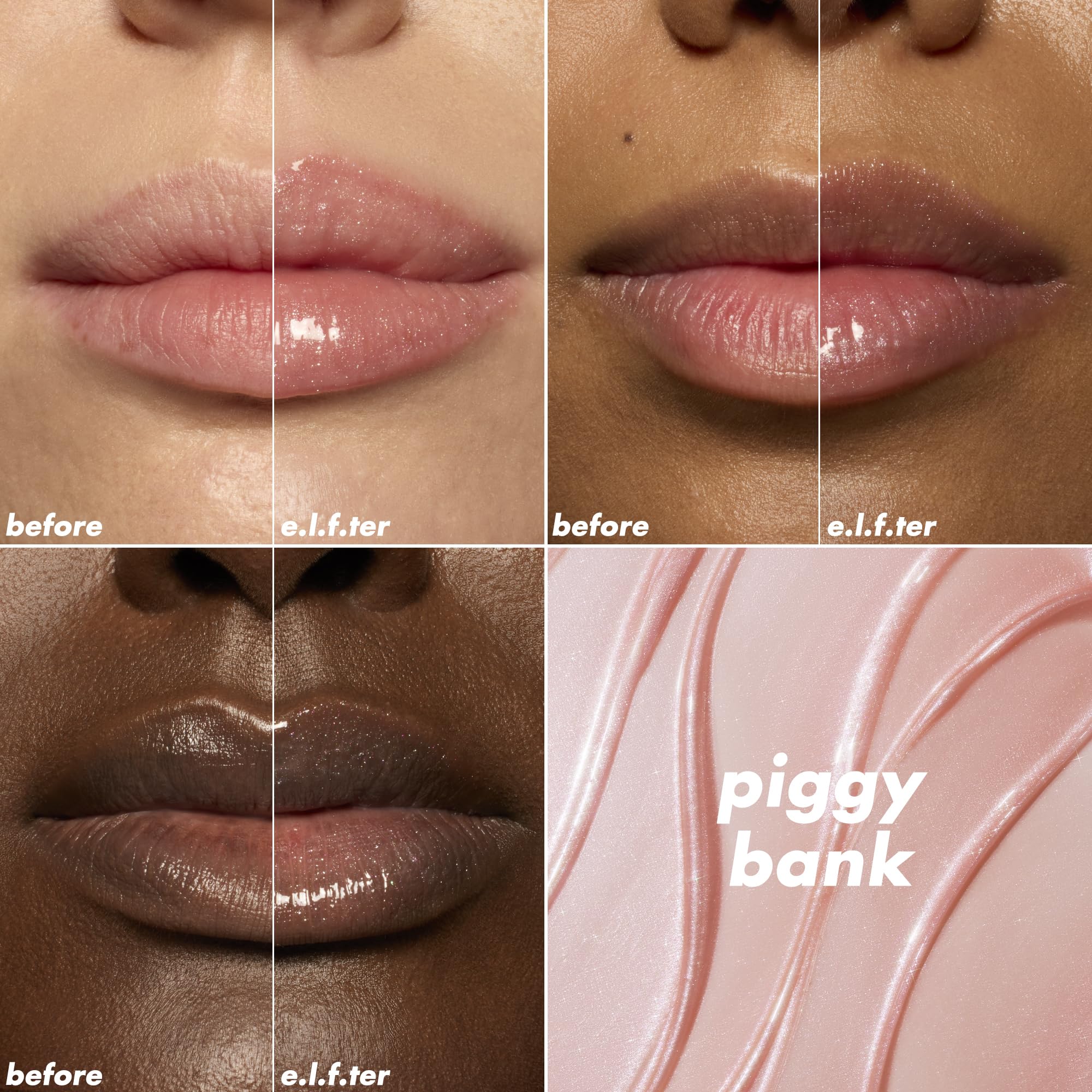 e.l.f. Glow Reviver Plumping Lip Oil, Tinted Lip Plumper For A High-Shine, Plump Finish, Infused With Jojoba Oil, Vegan & Cruelty-Free