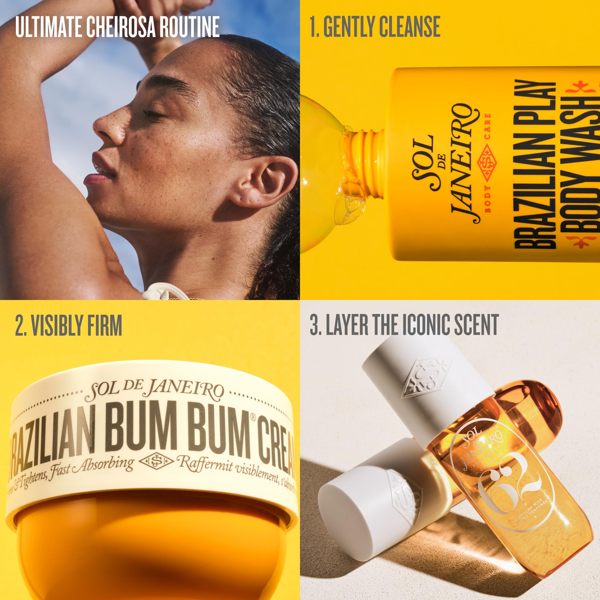 SOL DE JANEIRO Brazilian Crush Cheirosa '62 Hair & Body Fragrance Mist 240mL/8 fl oz