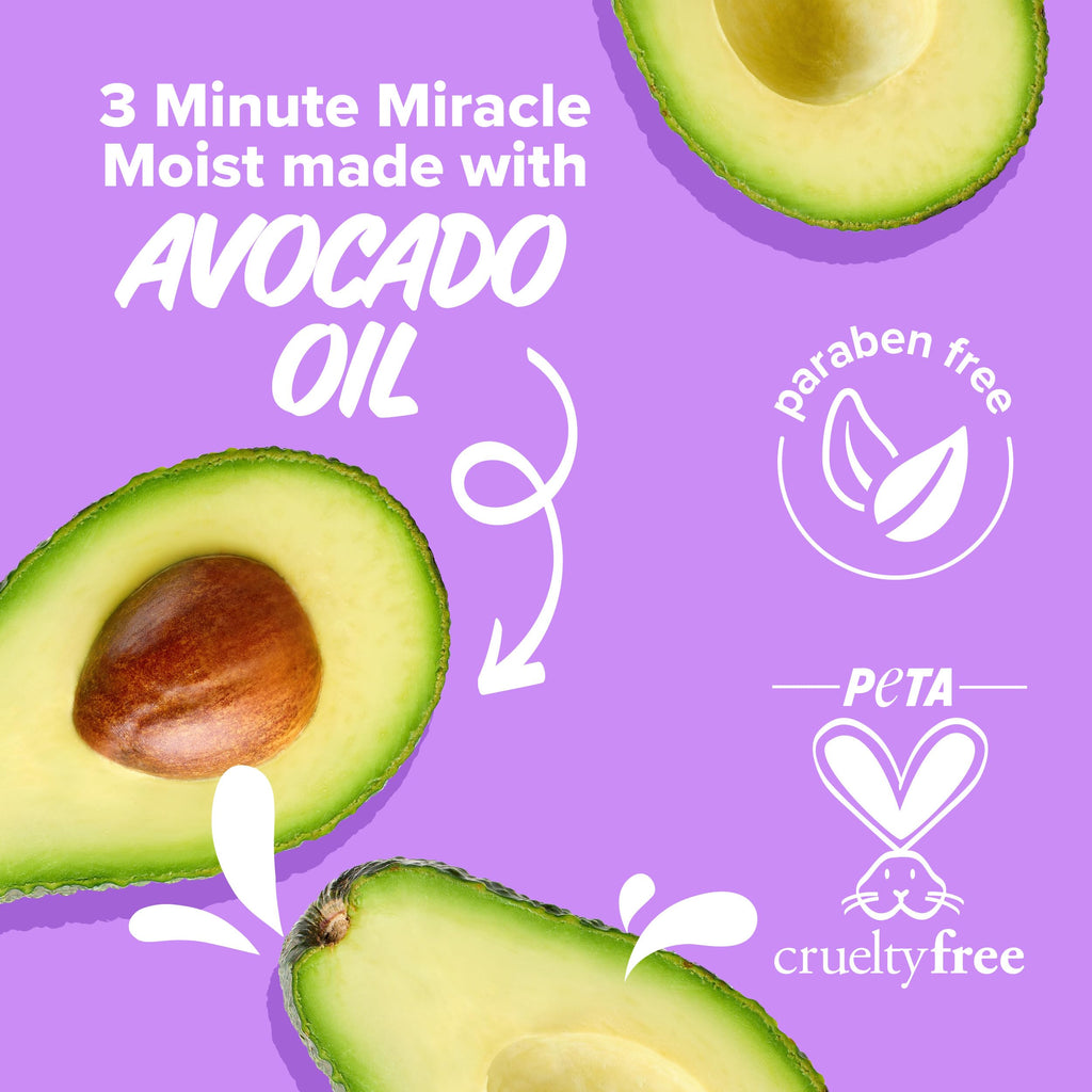 Aussie Total Miracle Hair Care Bundle: Shampoo, Conditioner, and 3 Minute Deep Treatment with Apricot & Macadamia Oil, Paraben-Free for Damaged Hair, 26.2 & 8 Fl Oz