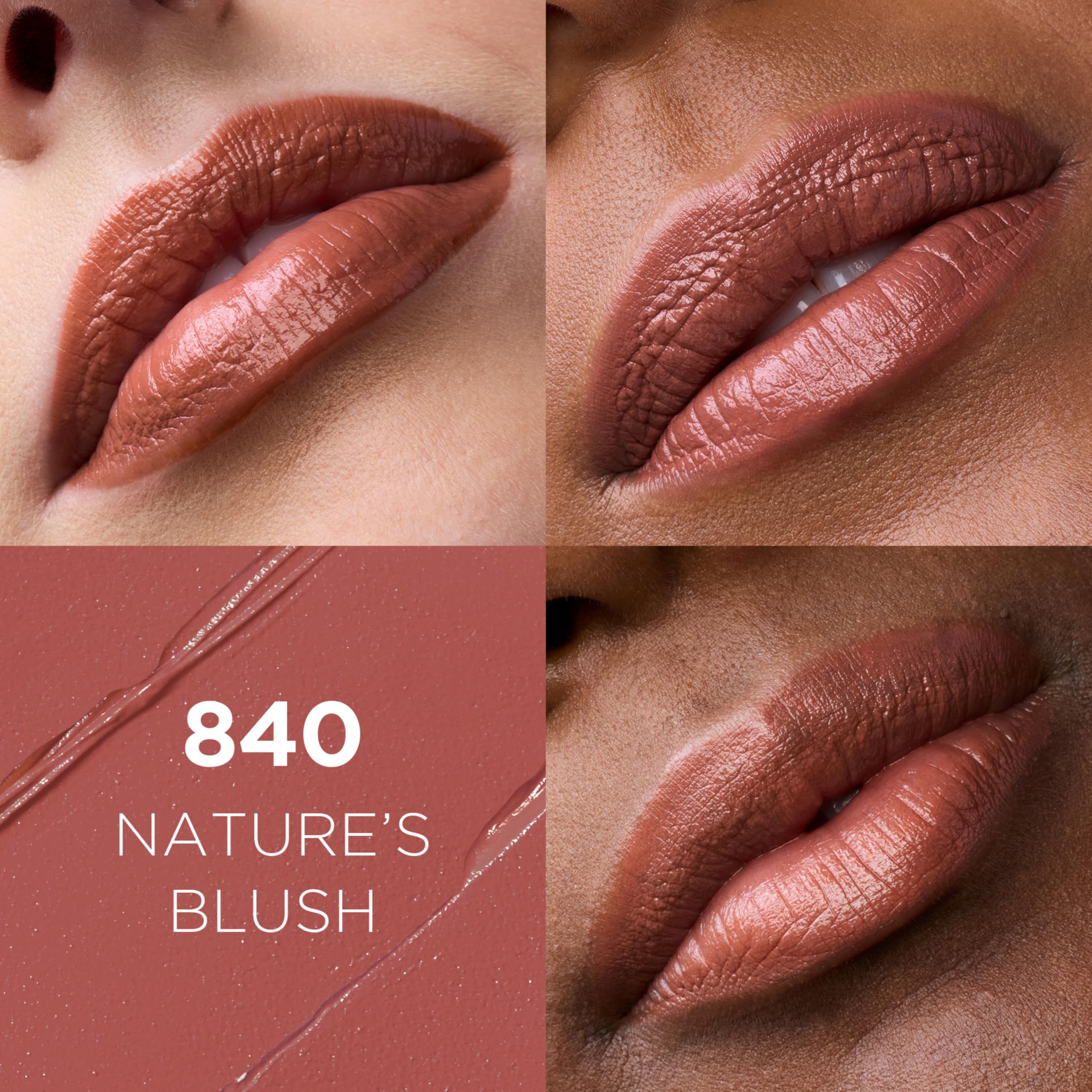 L'Oreal Paris Makeup Colour Riche Original Creamy, Hydrating Satin Lipstick, 840 Nature's Blush, 1 Count