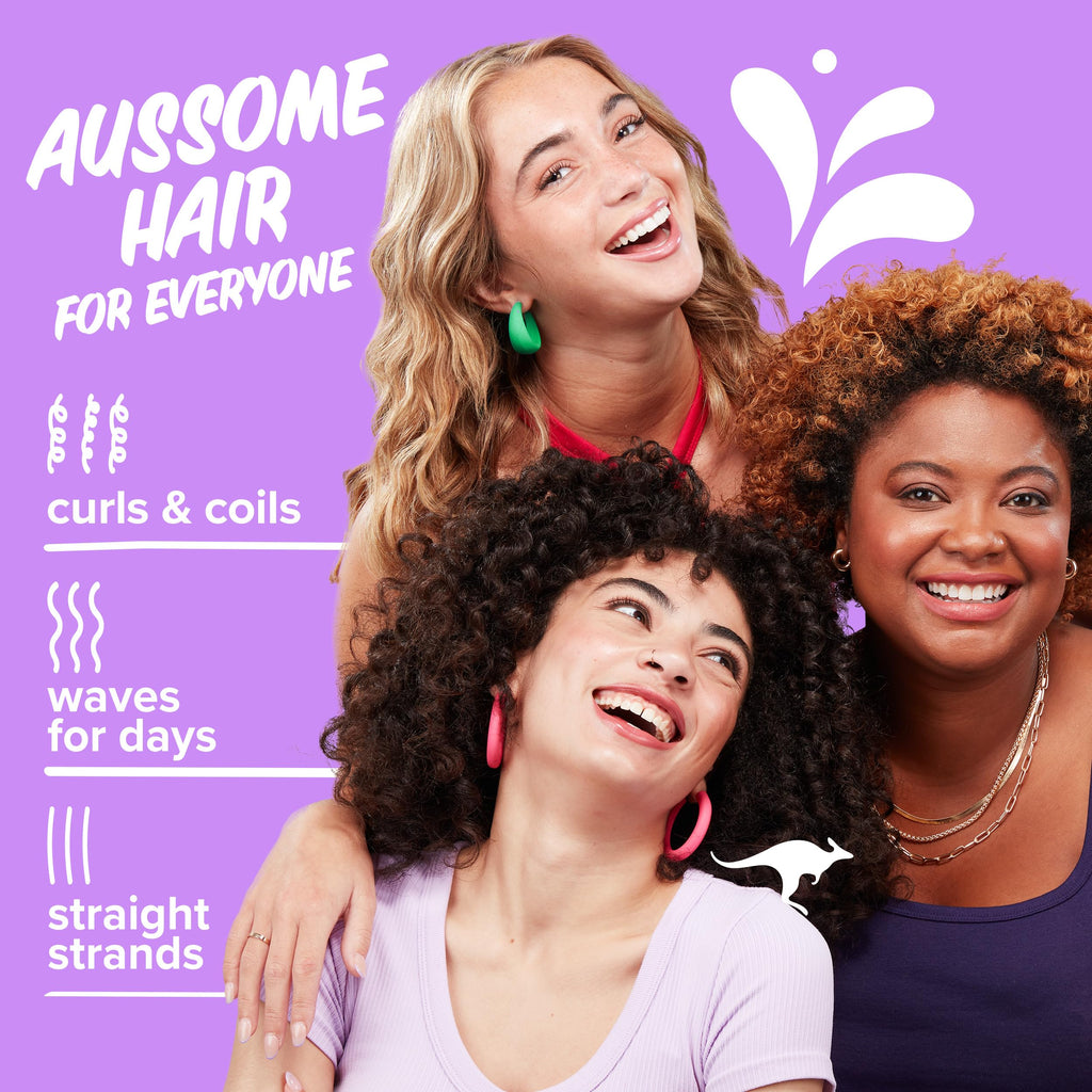 Aussie Total Miracle Hair Care Bundle: Shampoo, Conditioner, and 3 Minute Deep Treatment with Apricot & Macadamia Oil, Paraben-Free for Damaged Hair, 26.2 & 8 Fl Oz