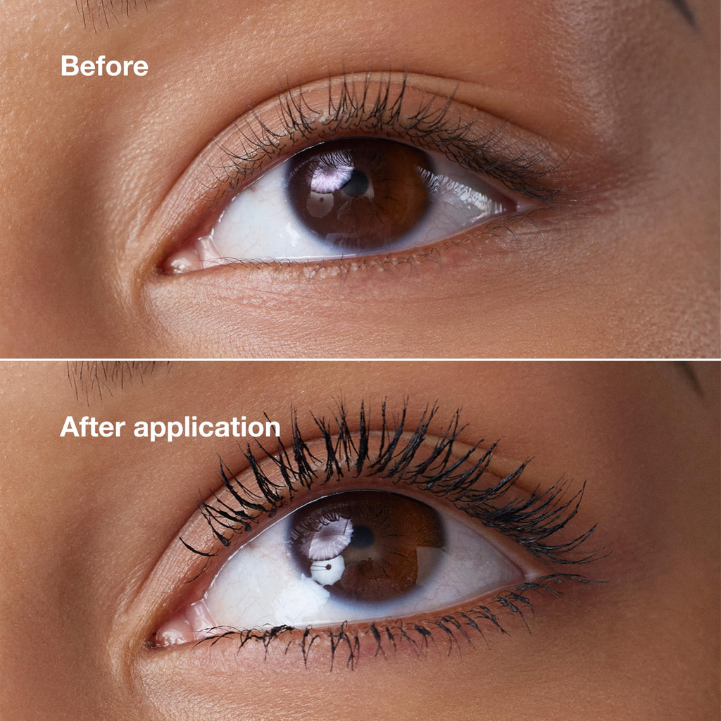 Clinique High Impact High-Fi Full Volume Water-Resistant Mascara | Volume, Length, Non-Clumping, Smudge-Proof + Safe For Sensitive Eyes, Mini Travel Size, Black, 0.17 Fl Oz